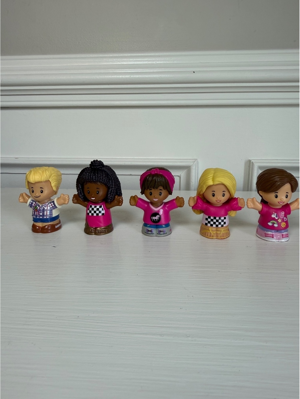 Fisher-Price Little People Barbie Figures Lot of 5